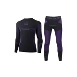 Clothing Sets (Black Sole with Purple Pattern)
