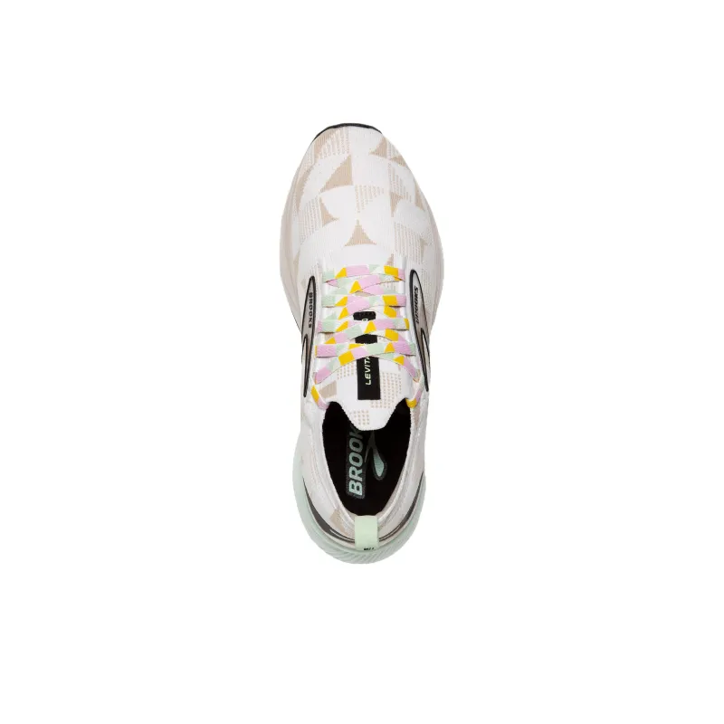 Brooks Women's Levitate StealthFit 6 'Checkered - White Silver Lining'-4