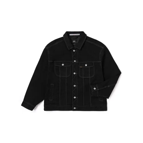 Lee Denim Jackets Men Black