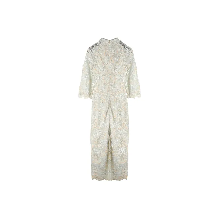 JINYE ORIENTAL Cheongsam Women's Light Aqua Green-1