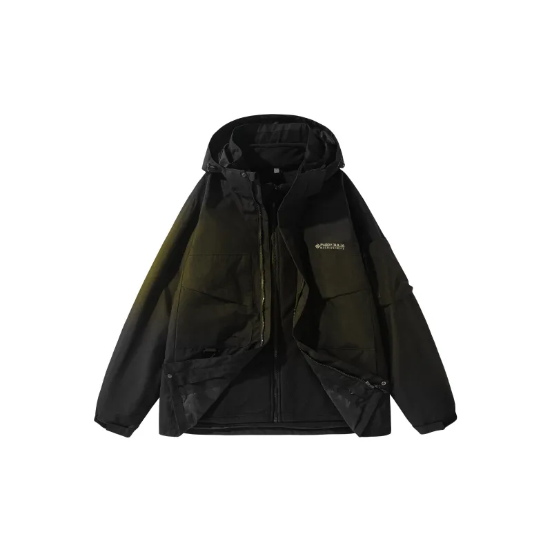 Paddy Julia Windbreaker Jacket Unisex Black-1