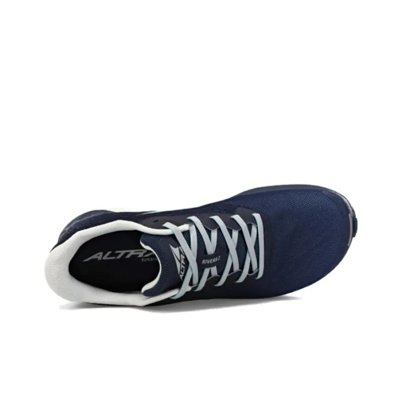 Altra Rivera 2 Cushioned Slip-Resistant Low-Top Casual Running Shoes Women's Blue Black-2