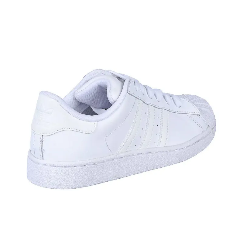 Adidas Originals Superstar Cushioning, Wear Resistant Low Top Casual Shoes Men's White-4