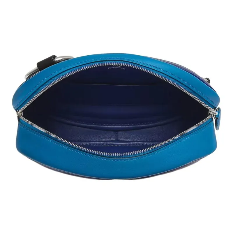 HERMES In The Loop Swift Leather Pig Nose Sling Bag, Fanny Pack Unisex Sapphire Blue/French Blue/Black-2