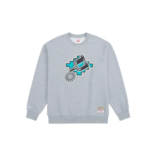 Mitchell Ness Sweatshirt Unisex Gray