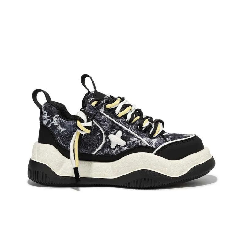 SIMON SCOTT SS Casual Shoes Unisex Low Top Black-1