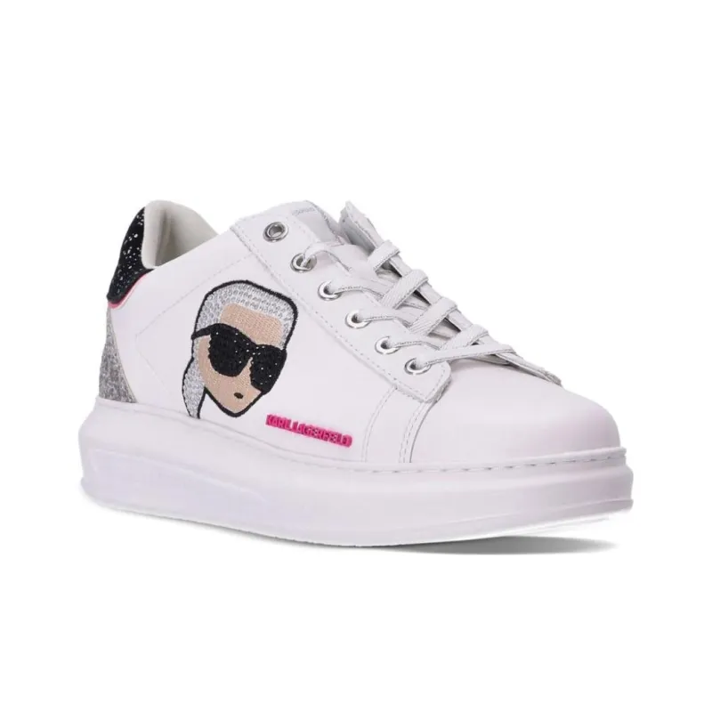 KARL LAGERFELD Kapri Karl Ikonic Leather Sneakers-1