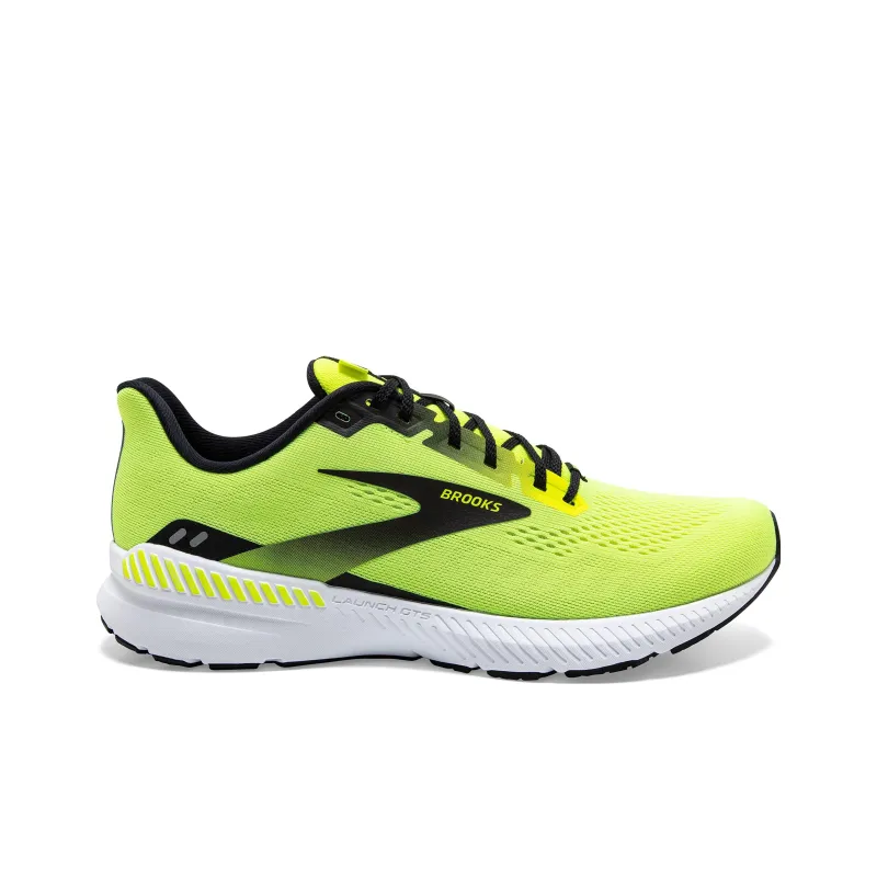 Brooks Launch Anti-Slip Wear-Resistant Low-Top Running Shoes Men's Green-1