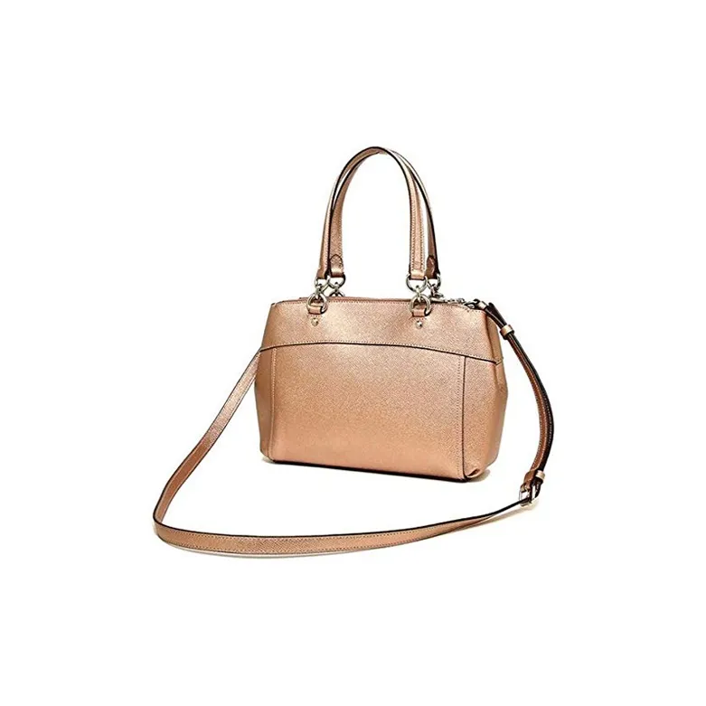COACH Leather Portable Crossbody Bag, Shoulder Bag Mini Women's Rose Gold-1