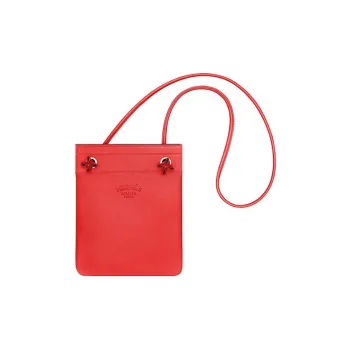 HERMES Aline Cow Leather Shoulder Bag Crossbody Bag Mini Women's 0E Rose Texas Pink