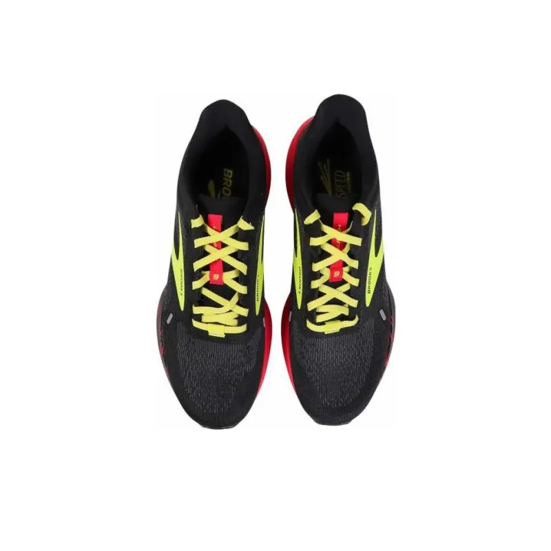 Brooks Launch 9 Balance Warm Low Top Casual Running Shoes Men's Black Pink-3