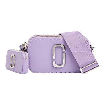 MARC JACOBS Saffiano Leather Shoulder Bag Crossbody Bag Women's Purple