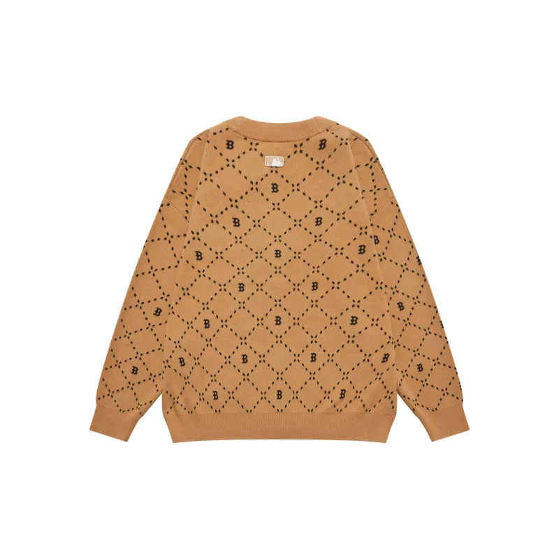 MLB Knitwear Unisex Light Camel-1