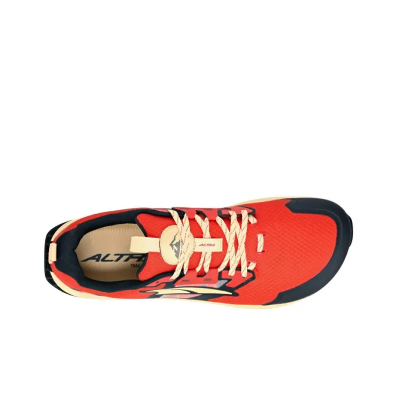 Altra Lone Peak 7 Cushioning Wear-Resistant Low-Top Running Shoes Men's Red Yellow Black-2