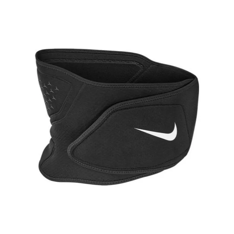 Nike Back Support Braces Breathable Protective Compression Warm Black Polyester Nylon Men's-7
