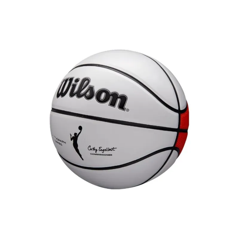 Wilson WNBA PU Basketball White Orange Size 3 Training-3