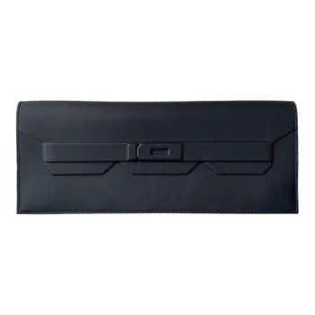 HERMES Birkin Swift Leather Birkin Bag Clutch Wallet Women's 89 Noir Black