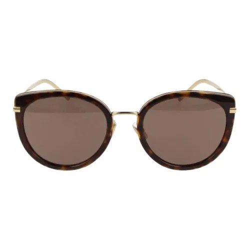 GIVENCHY Metal Oval Sunglasses Women's Gold