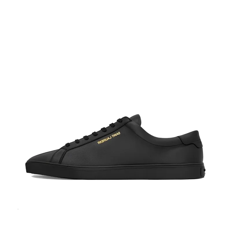 SAINT LAURENT Low Top Skateboard Shoes Women's Black-0