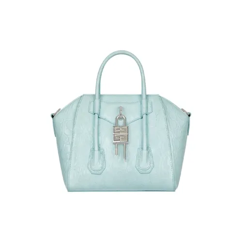 GIVENCHY Antigona Leather Handbag Shoulder Bag Crossbody Bag Mini Women's Sky Blue