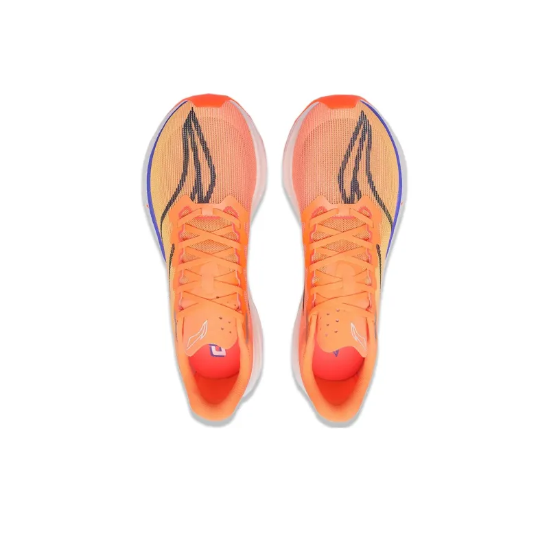 LiNing Feidian 3 Challenger Shock Absorbers Low Top Running Shoes Men's Melon Orange-3