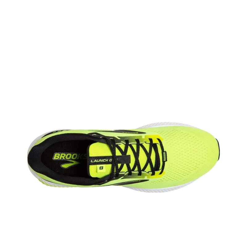 Brooks Launch Anti-Slip Wear-Resistant Low-Top Running Shoes Men's Green-3