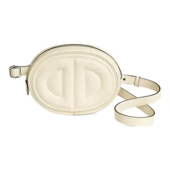 HERMES In The Loop Swift Leather Two Tone Pig Nose Bag Fanny Pack Regular Women's Cream White/Lime