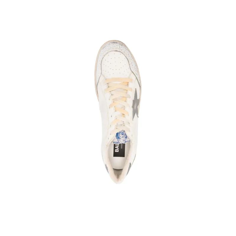 Golden Goose Logo-patch Leather Sneakers-3