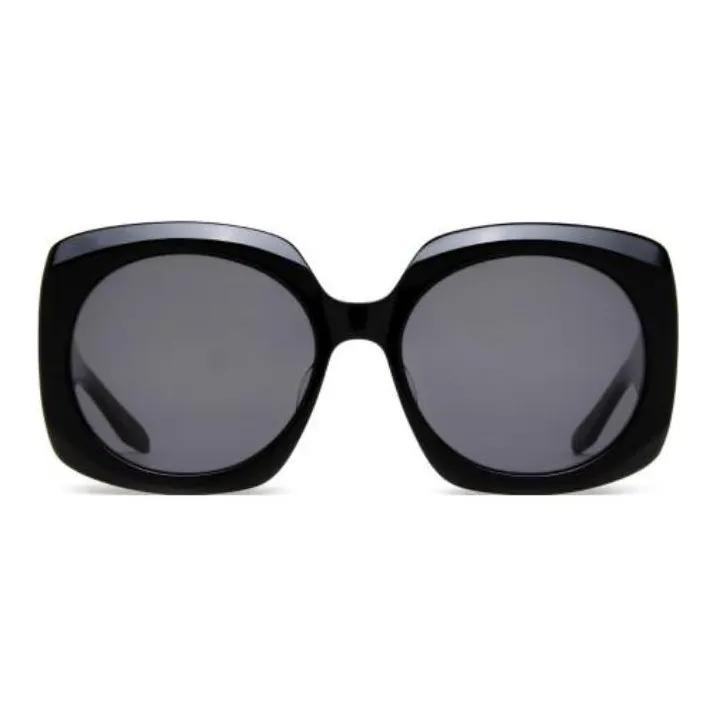 BARTON PERREIRA Acetate Irregular Shape Sunglasses Women's Black-1