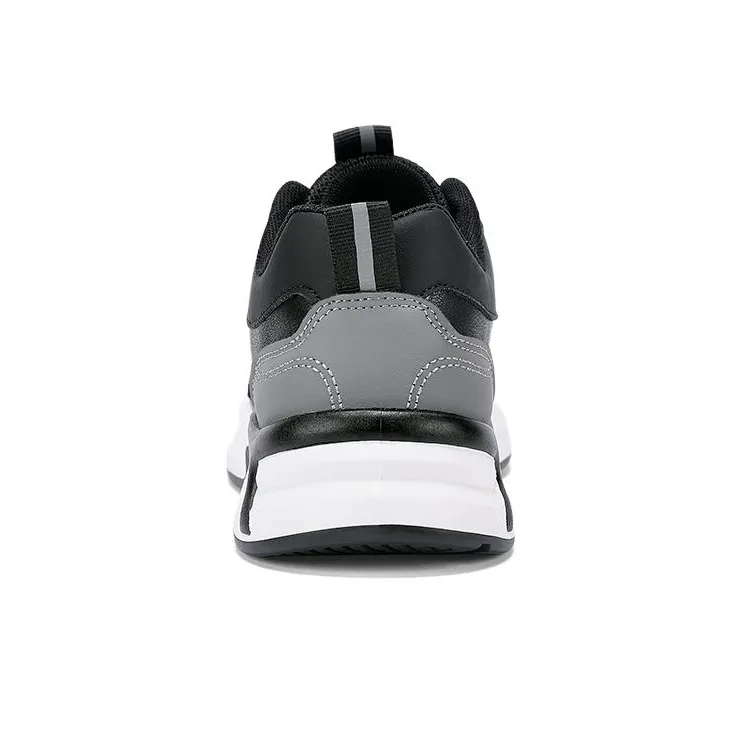 Warrior Abrasion Resistant Low Top Casual Shoes Men's Black Gray-3