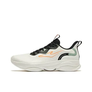 Erke Bullet 1.0 Cushioning Anti Slip And Wear Resistant Low Top Running Shoes Men's White Black