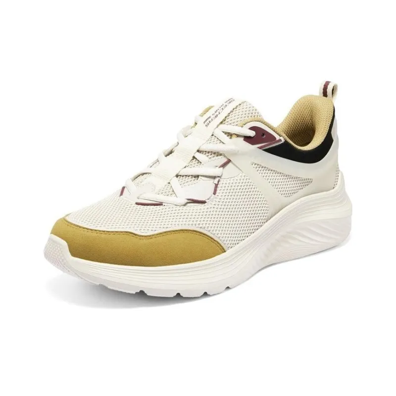 Skechers Bob's Slip Resistant Mid Top Casual Shoes Men's Beige-2