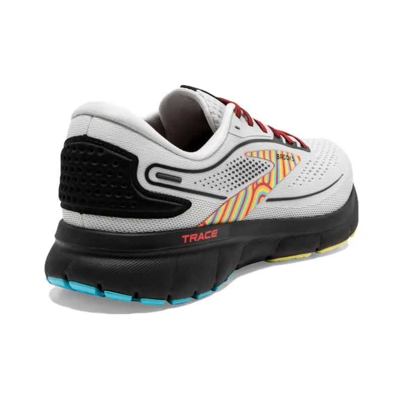 Brooks Trace 2 Slip Resistant Low Top Running Shoes Men's White-1