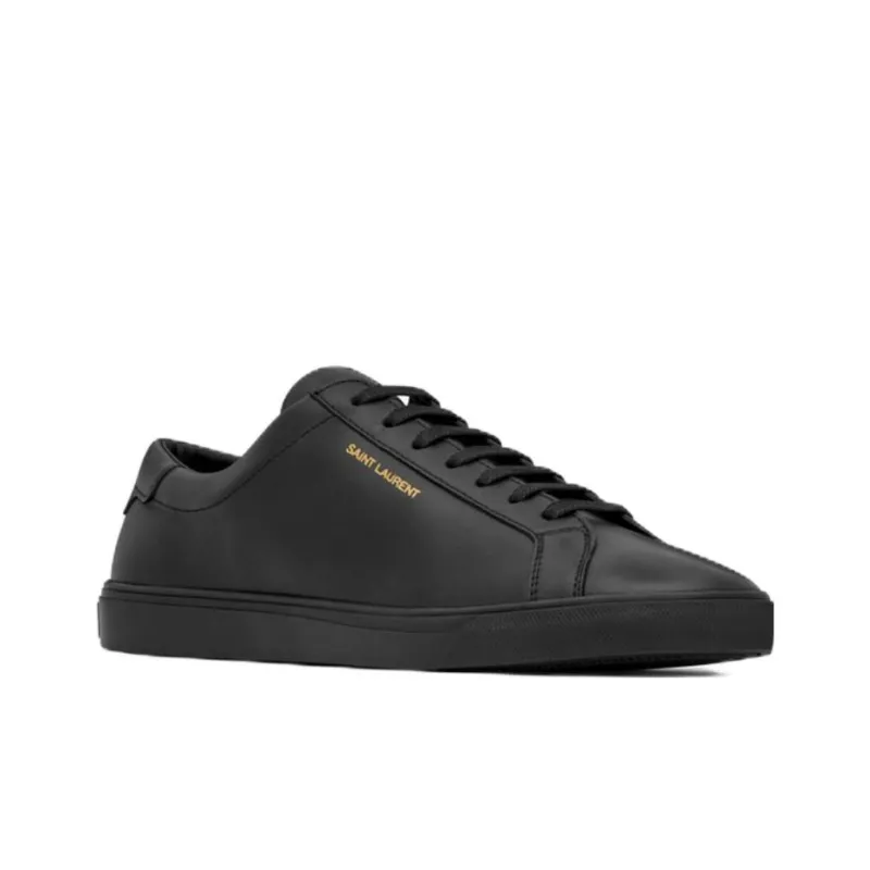 SAINT LAURENT Low Top Skateboard Shoes Women's Black-1