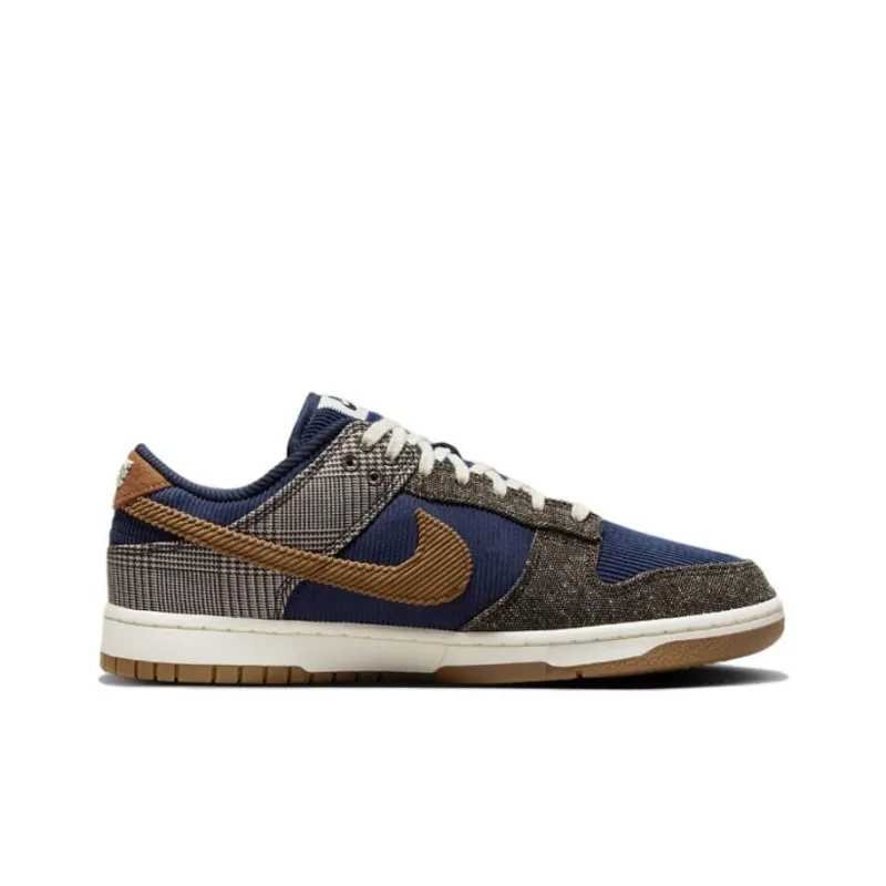 Nike Dunk Low Tweed Midnight Navy Corduroy-1
