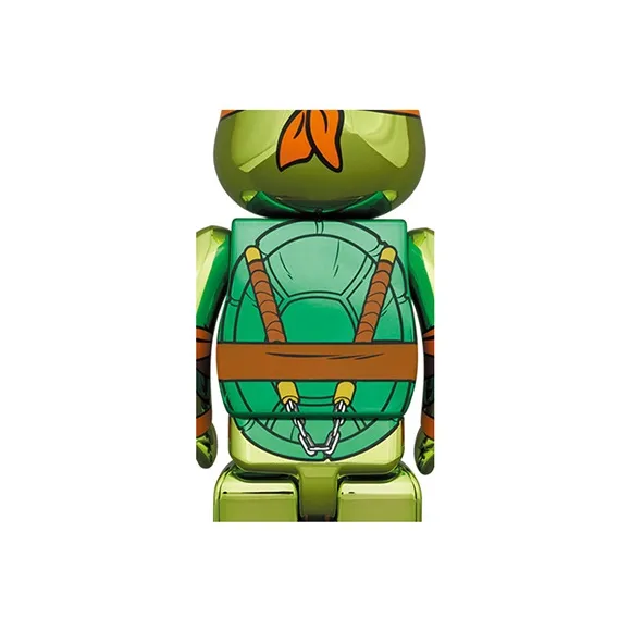 BE@RBRICK MICHELANGELO CHROME Ver. 100% & 400%-3