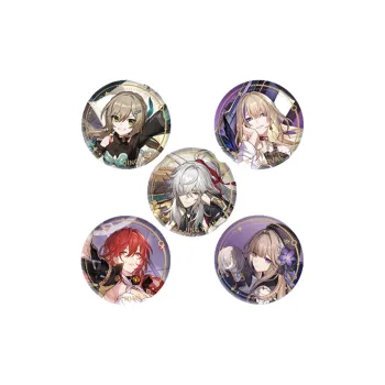 MIHOYO Collapsing Character Star Rail Character Illustration Collection Tinplate Badge Path Of Intellect IP Merch