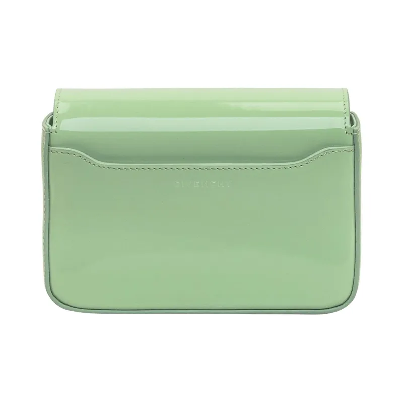 GIVENCHY 4G Calfskin Shoulder Bag Crossbody Bag Small Size Women's Green-3