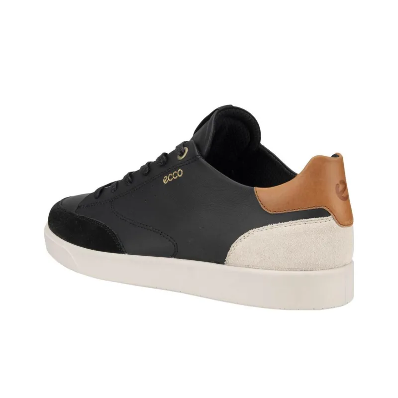 Ecco Anti Slip Wear Resistant Low Top Casual Shoes Women's Black-1