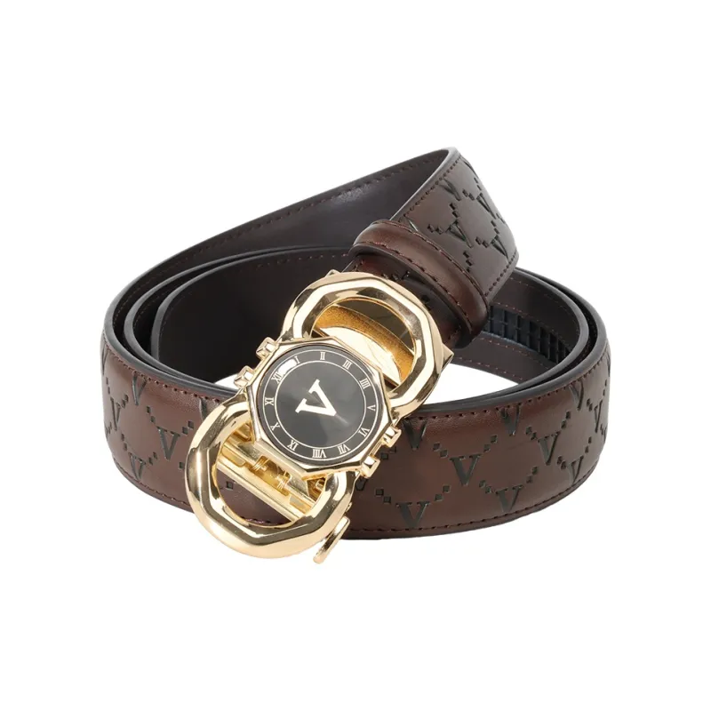 NINE NAIL Cow Leather Genuine Leather Men's Belt Men's Width 3.5cm-30