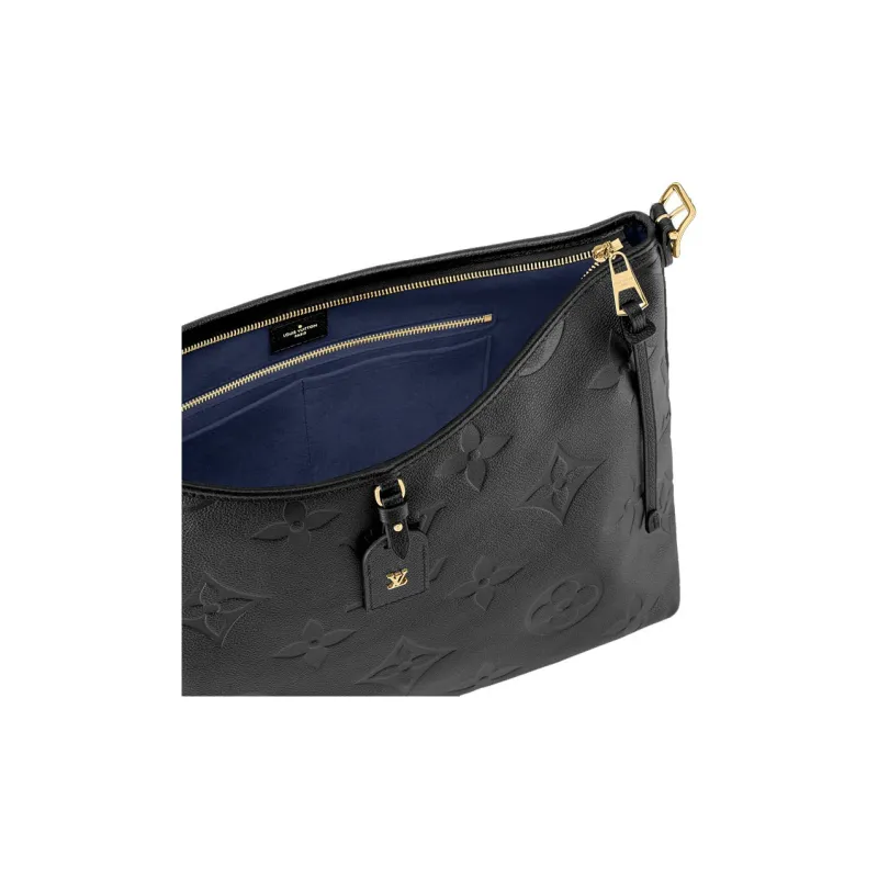 LOUIS VUITTON CarryAll Mm Black-4