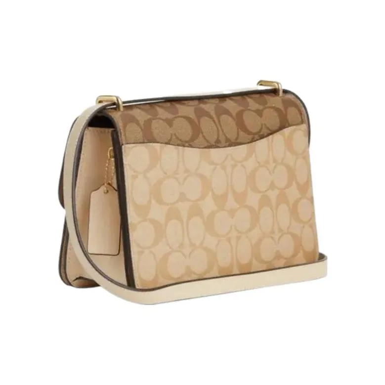 COACH Large Morgan 26 Square Crossbody In Blocked Signature Canvas-1