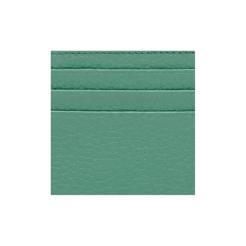 PRADA Saffiano Leather Card Holder Women's Sage Green-4