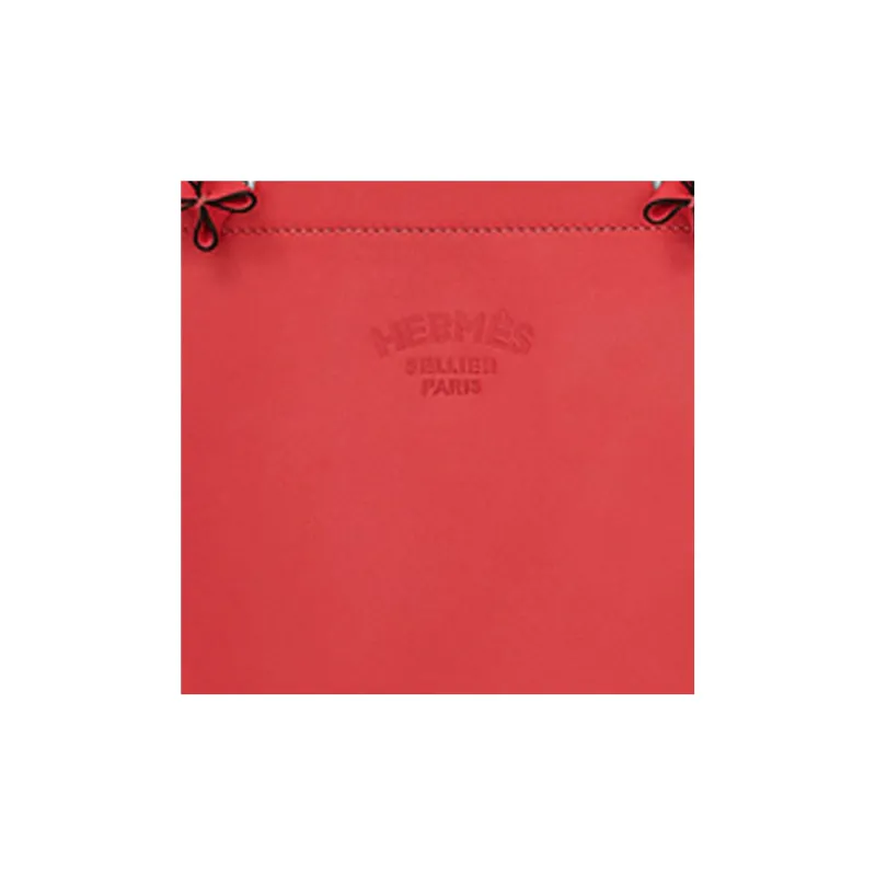 HERMES Aline Milo Lambskin Swift Calfskin Shoulder Bag Crossbody Bag Mini Women's Red-3