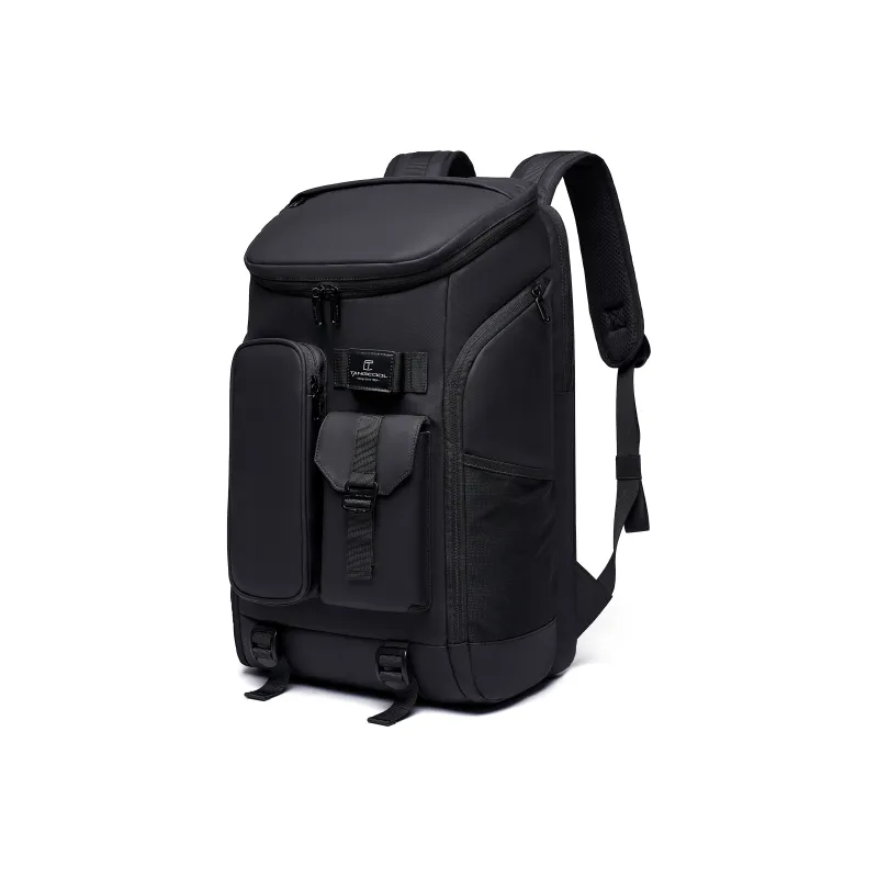 TANGCOOL Oxford Backpack Unisex Black/White-0