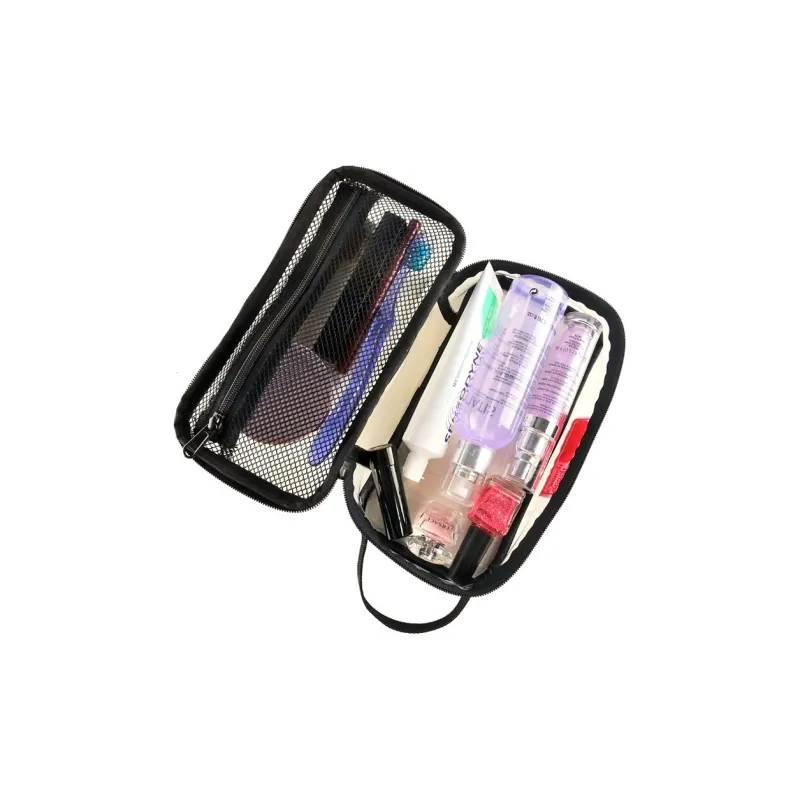 Rough Enough PVC Makeup Bag, Toiletry Bag Medium Size Unisex Transparent-2