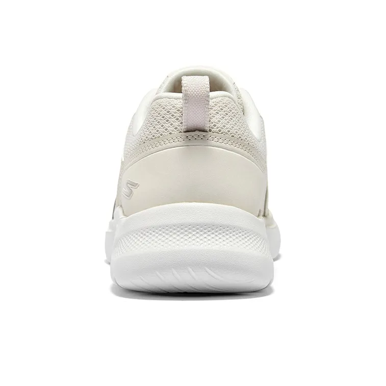 Skechers Go Walk 6 Anti Slip Wear Resistant Low Top Running Shoes Women's White-4