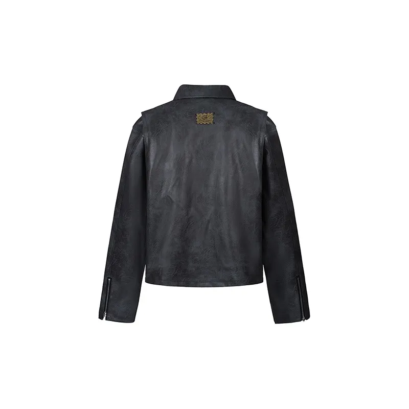 CHIGGALAB Leather Jacket Unisex-1