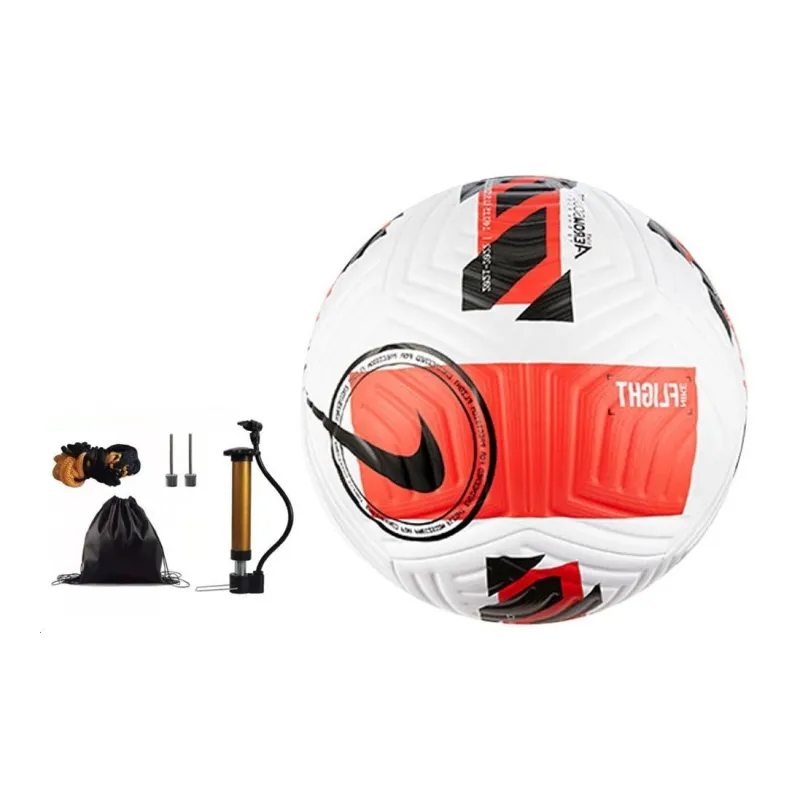 Nike Size 5 Ball Soccer PU Seamless Thermal bonding Unisex White-4