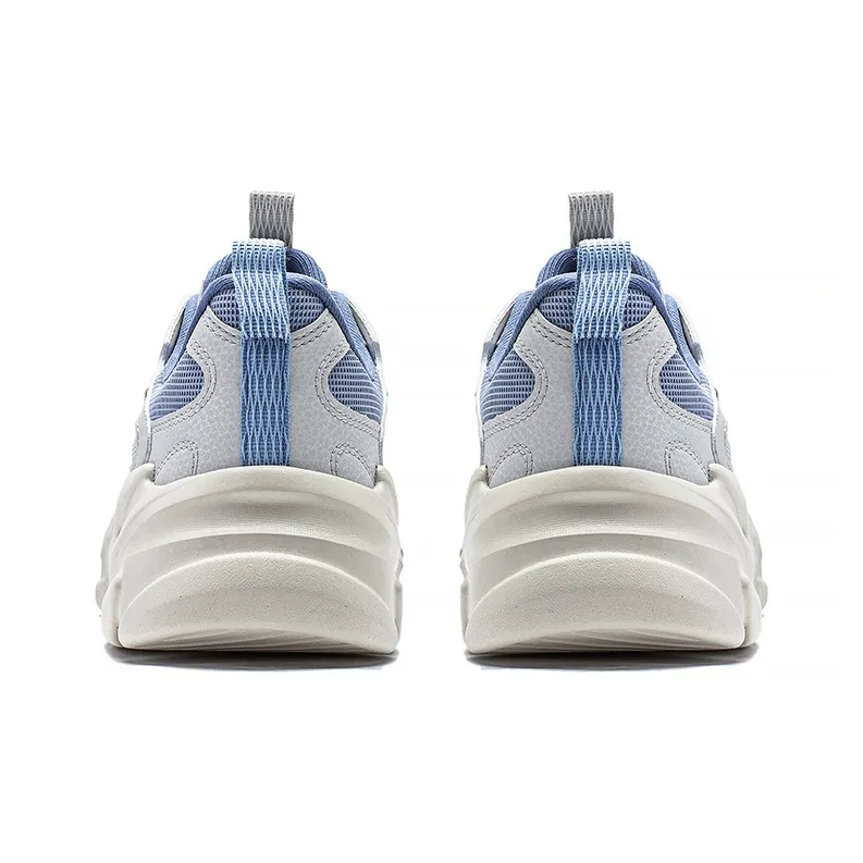 LiNing Stream Fireflies Abrasion Resistant Breathable Low Top Casual Shoes Men's Light Lime/Light Gray Blue-3